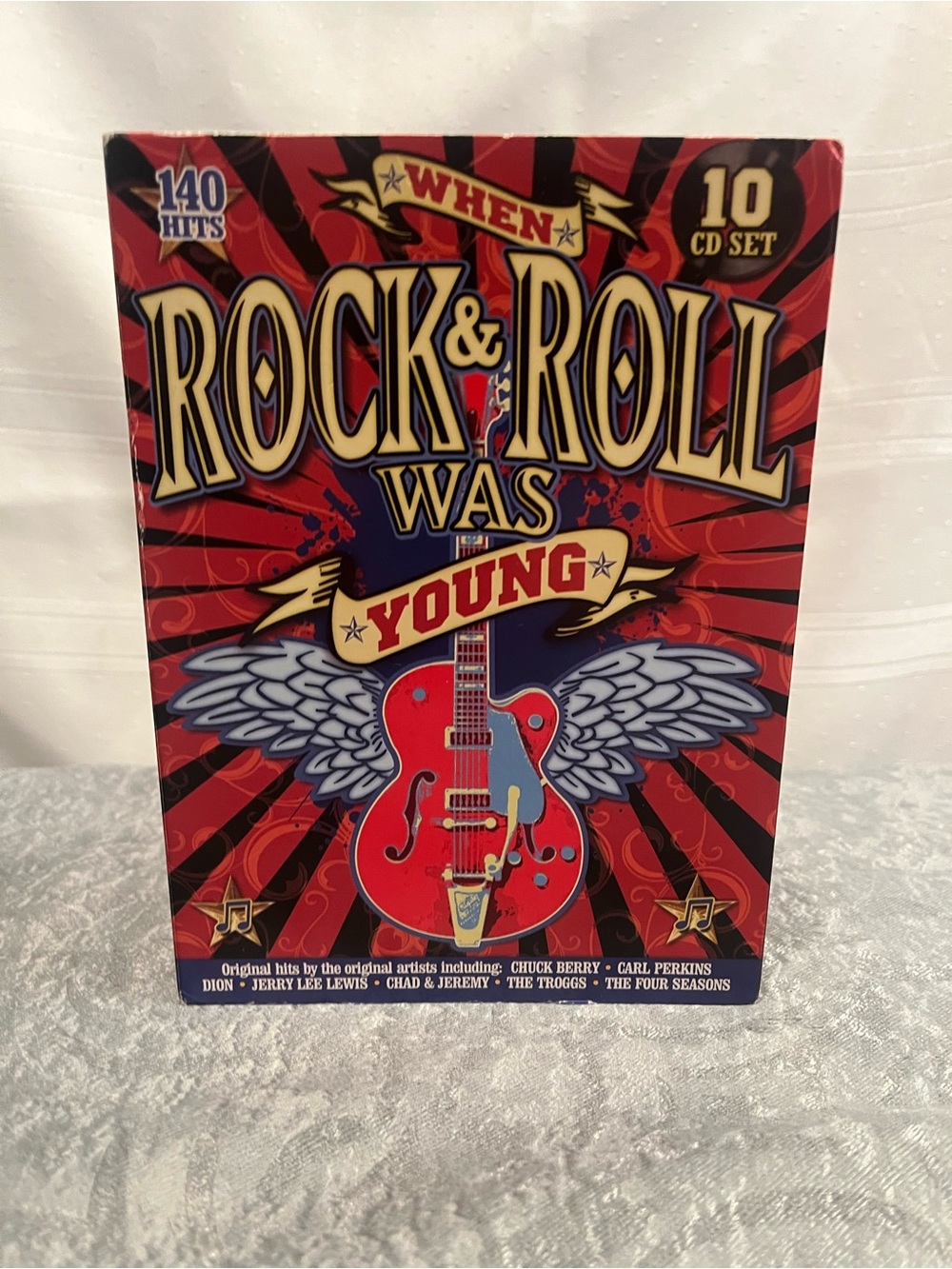 NWT CD Set When Rock & Roll Was Young Music Box Set - Red